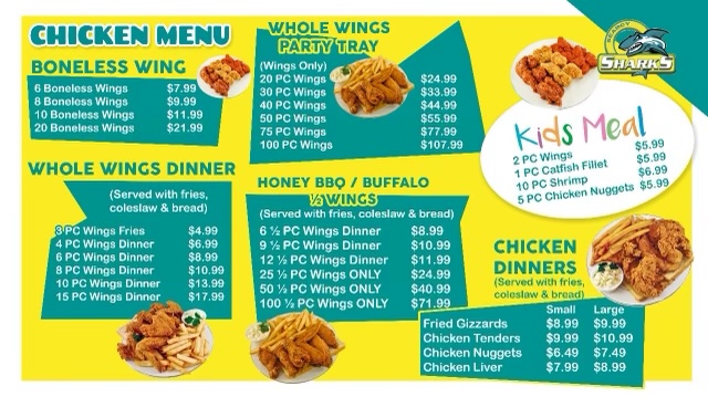 Sharks fish and chicken Searcy | restaurant | 2621 E Race Ave, Searcy, AR 72143, USA | 5012030928 OR +1 501-203-0928