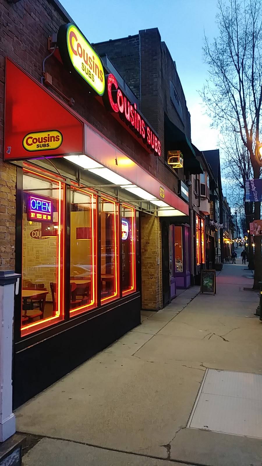 Cousins Subs | meal takeaway | 1233 E Brady St, Milwaukee, WI 53202, USA | 4142209444 OR +1 414-220-9444