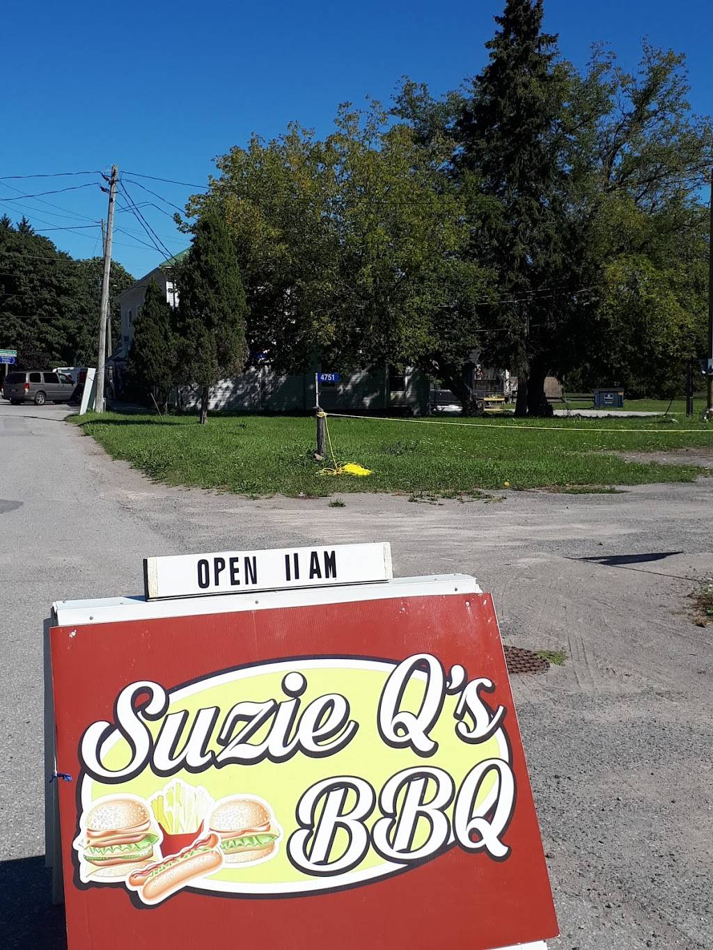 Suzie Qs BBQ | restaurant | 4751 45, Cobourg, ON K9A 4J9, Canada | 9053960665 OR +1 905-396-0665