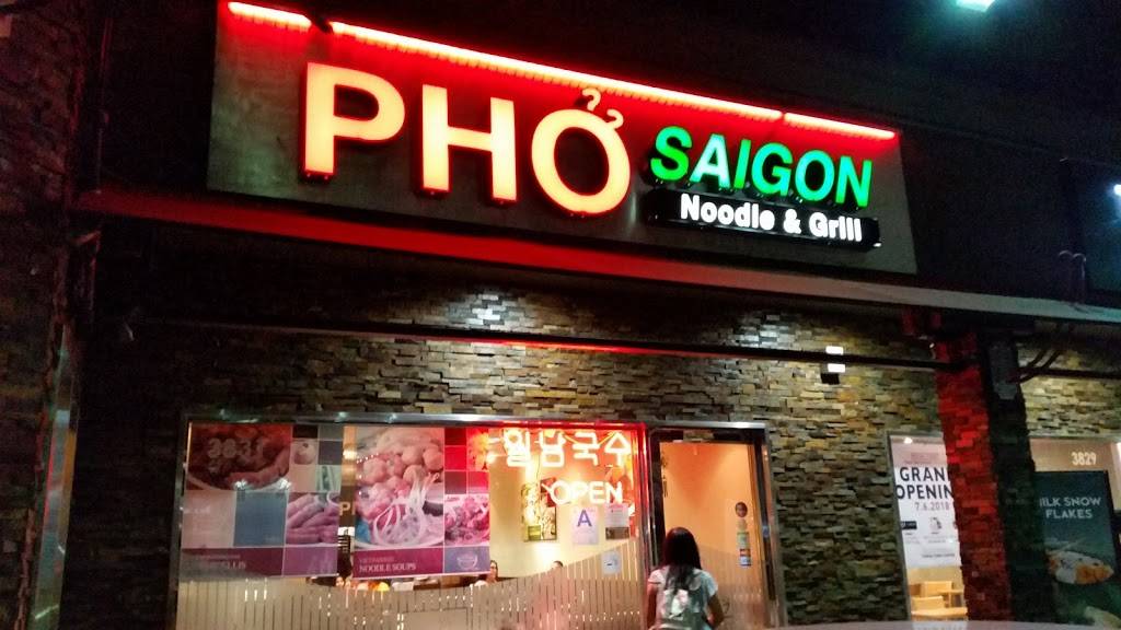 Pho Saigon noodle and grill | restaurant | 3831 W 6th St, Los Angeles, CA 90020, USA | 2133866555 OR +1 213-386-6555