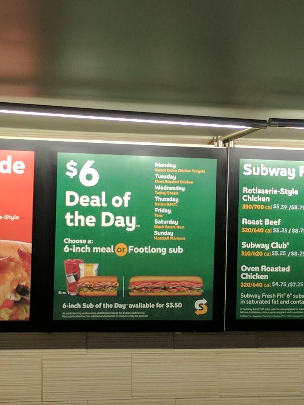 Subway Restaurants | restaurant | 8270 Greensboro Dr #120, McLean, VA 22102, USA | 7037486990 OR +1 703-748-6990