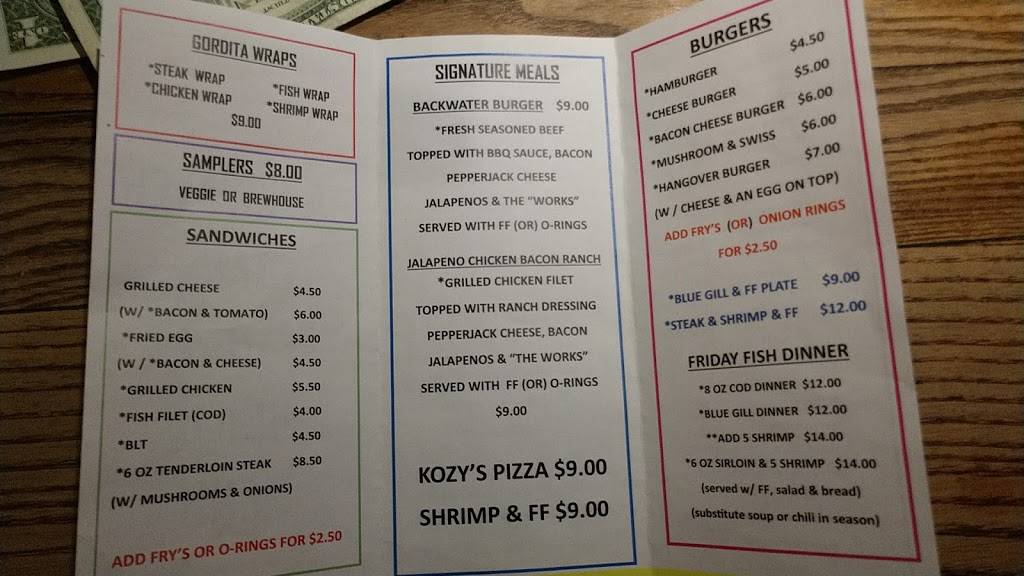 Backwater Bar And Grill | restaurant | WI-21, Wyeville, WI 54660, USA | 6083724988 OR +1 608-372-4988