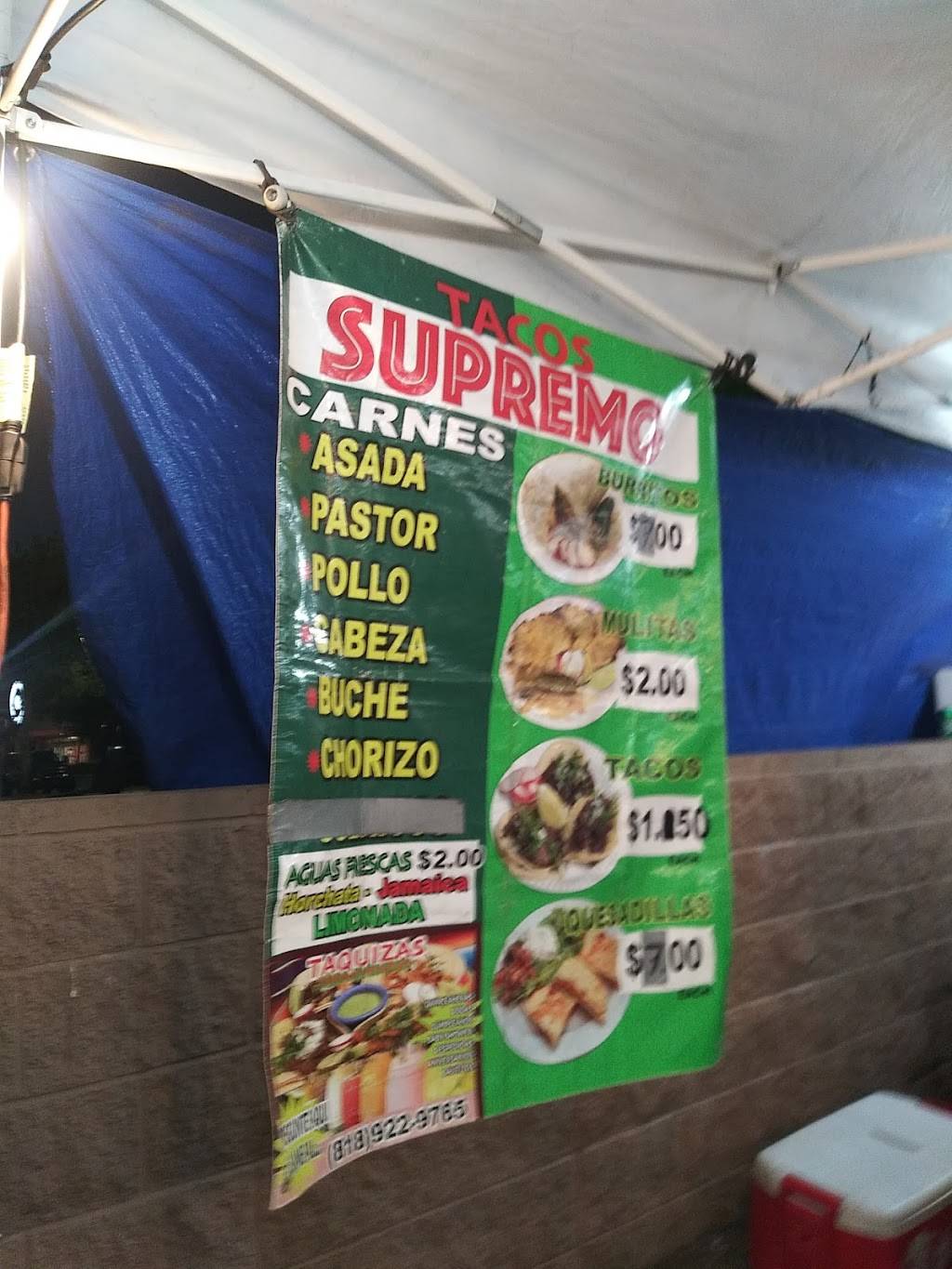 Tacos Supreme | restaurant | 6442 Vineland Ave, North Hollywood, CA 91606, USA | 8189229765 OR +1 818-922-9765
