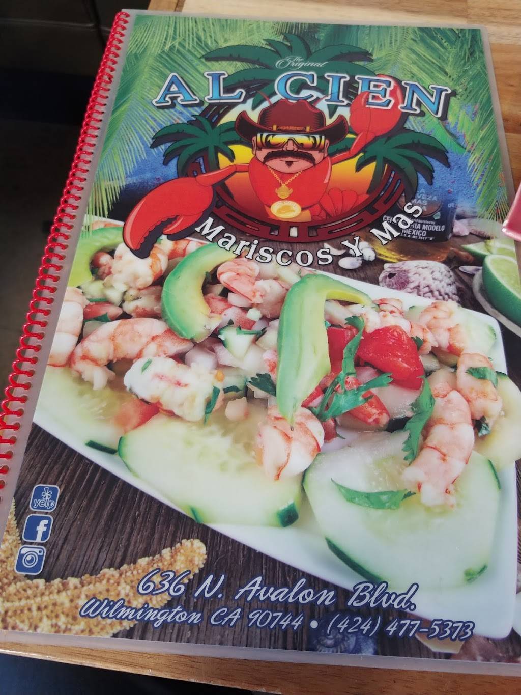 Al Cien Mariscos Mariscos Y Mas | restaurant | 636 N Avalon Blvd, Wilmington, CA 90744, USA | 4244775373 OR +1 424-477-5373