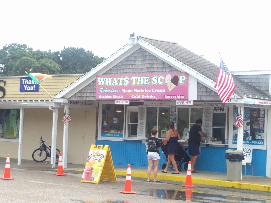 Whats The Scoop | restaurant | 193 Shad Hole Rd, Dennis Port, MA 02639, USA | 5083943050 OR +1 508-394-3050