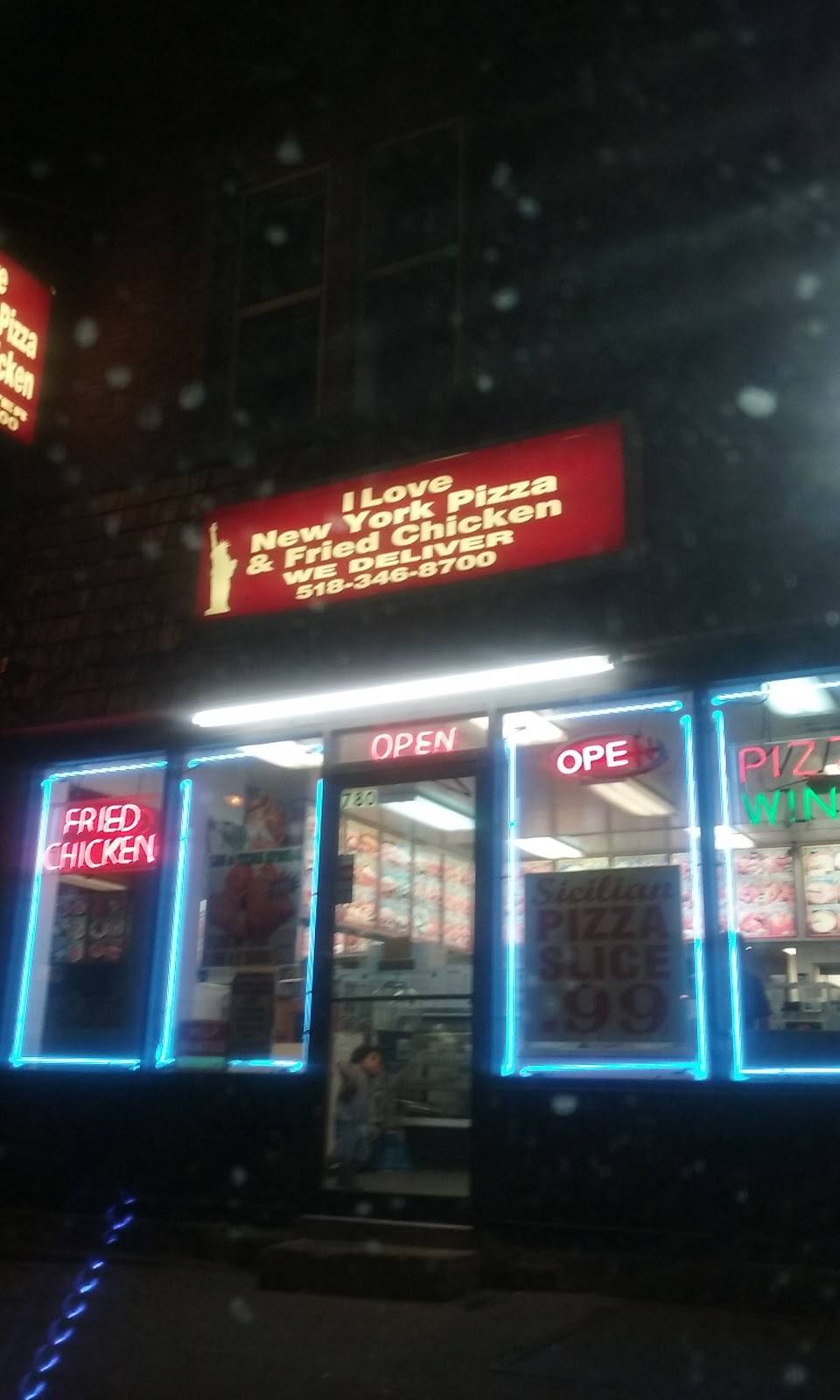 I Love NY Pizza and Fried Chicken | restaurant | 780 State St, Schenectady, NY 12307, USA | 5183468700 OR +1 518-346-8700