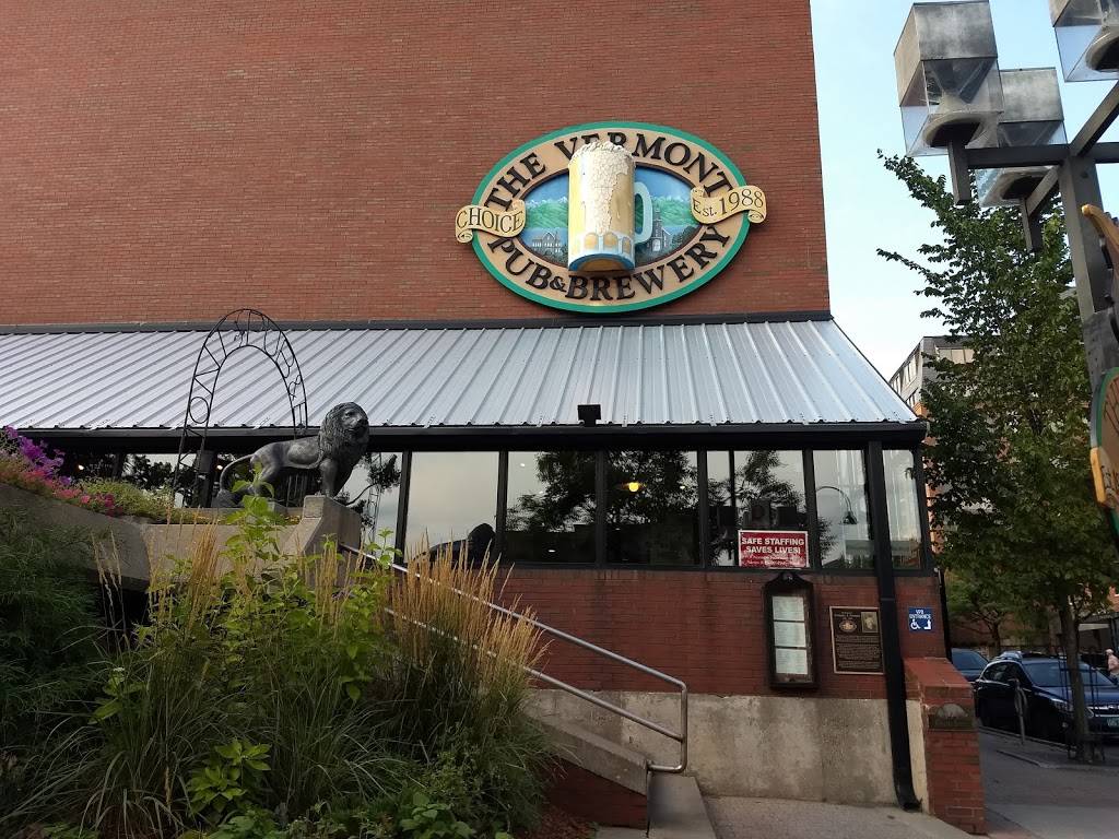 The Vermont Pub & Brewery | restaurant | 144 College St, Burlington, VT 05401, USA | 8028650500 OR +1 802-865-0500