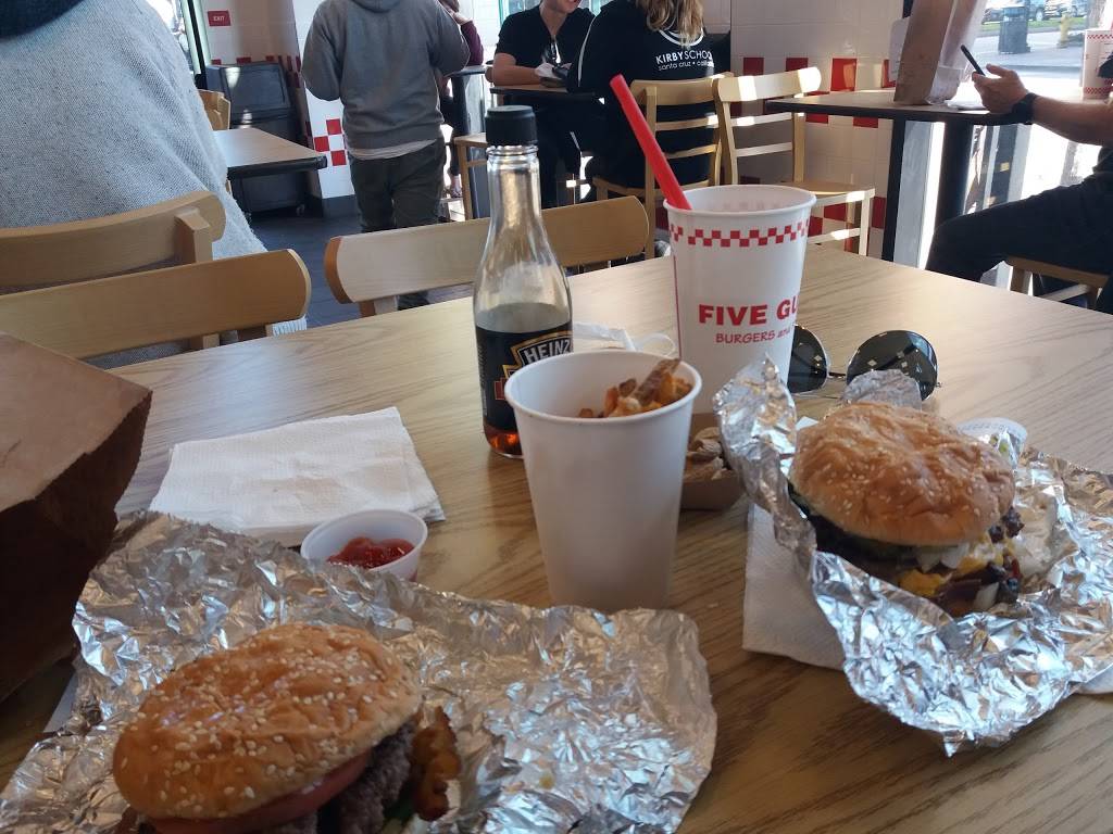 Five Guys | meal takeaway | 1101 Pacific Ave, Santa Cruz, CA 95060, USA | 8316008541 OR +1 831-600-8541