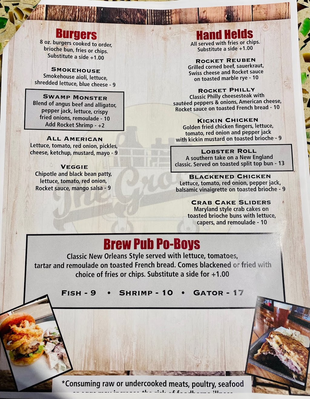 The Grocery Brewpub | restaurant | 2230 University Blvd, Tuscaloosa, AL 35401, USA | 2057649806 OR +1 205-764-9806