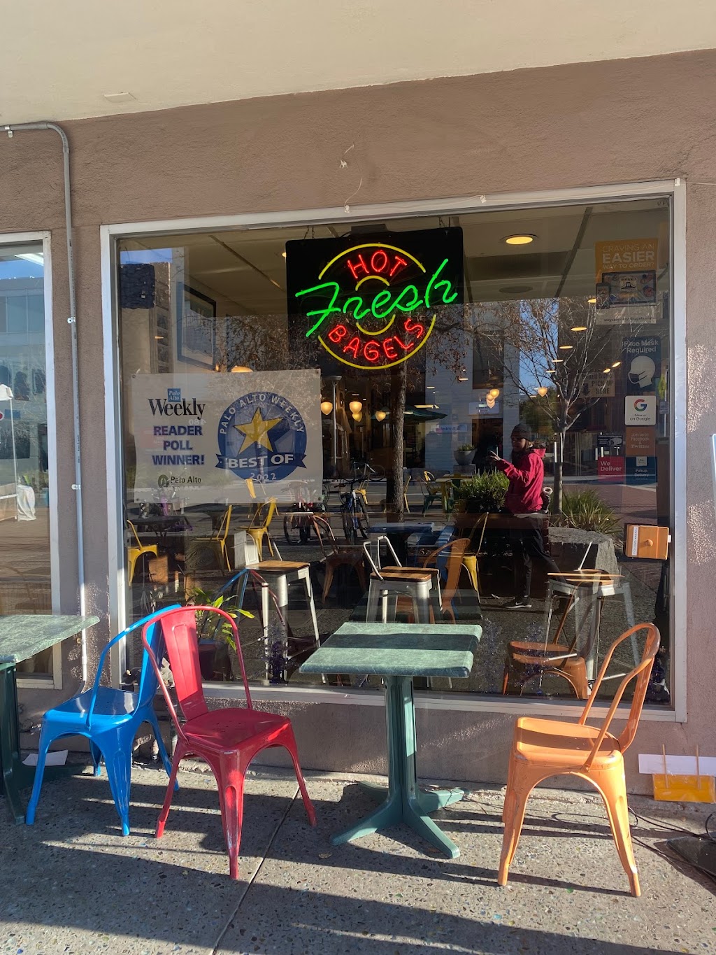 Izzys Brooklyn Bagels | bakery | 477 California Ave, Palo Alto, CA 94306, USA | 6503290700 OR +1 650-329-0700