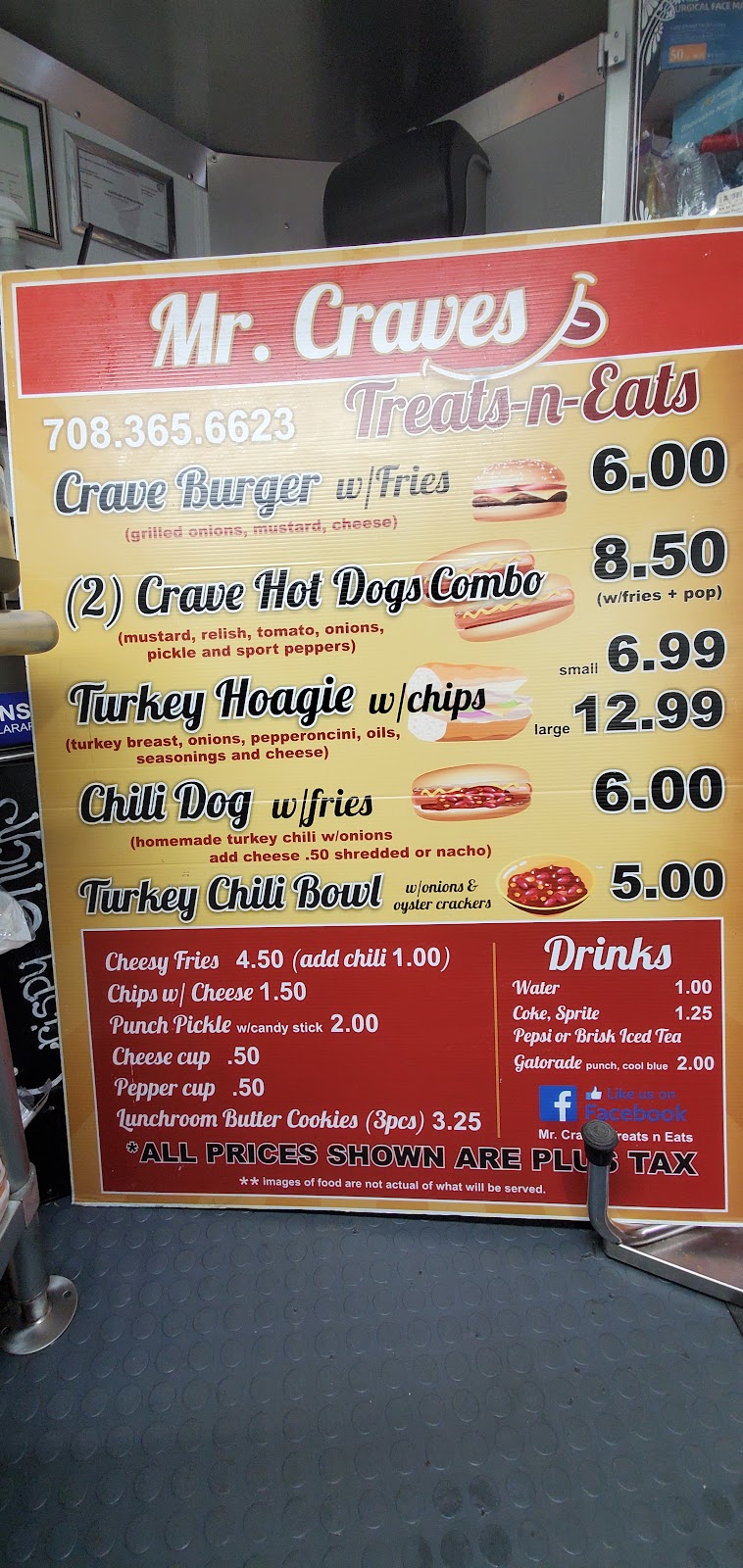 Mr.Craves Treats-N-Eats | restaurant | 16657 Dixie Hwy, Markham, IL 60428, USA | 7083656623 OR +1 708-365-6623