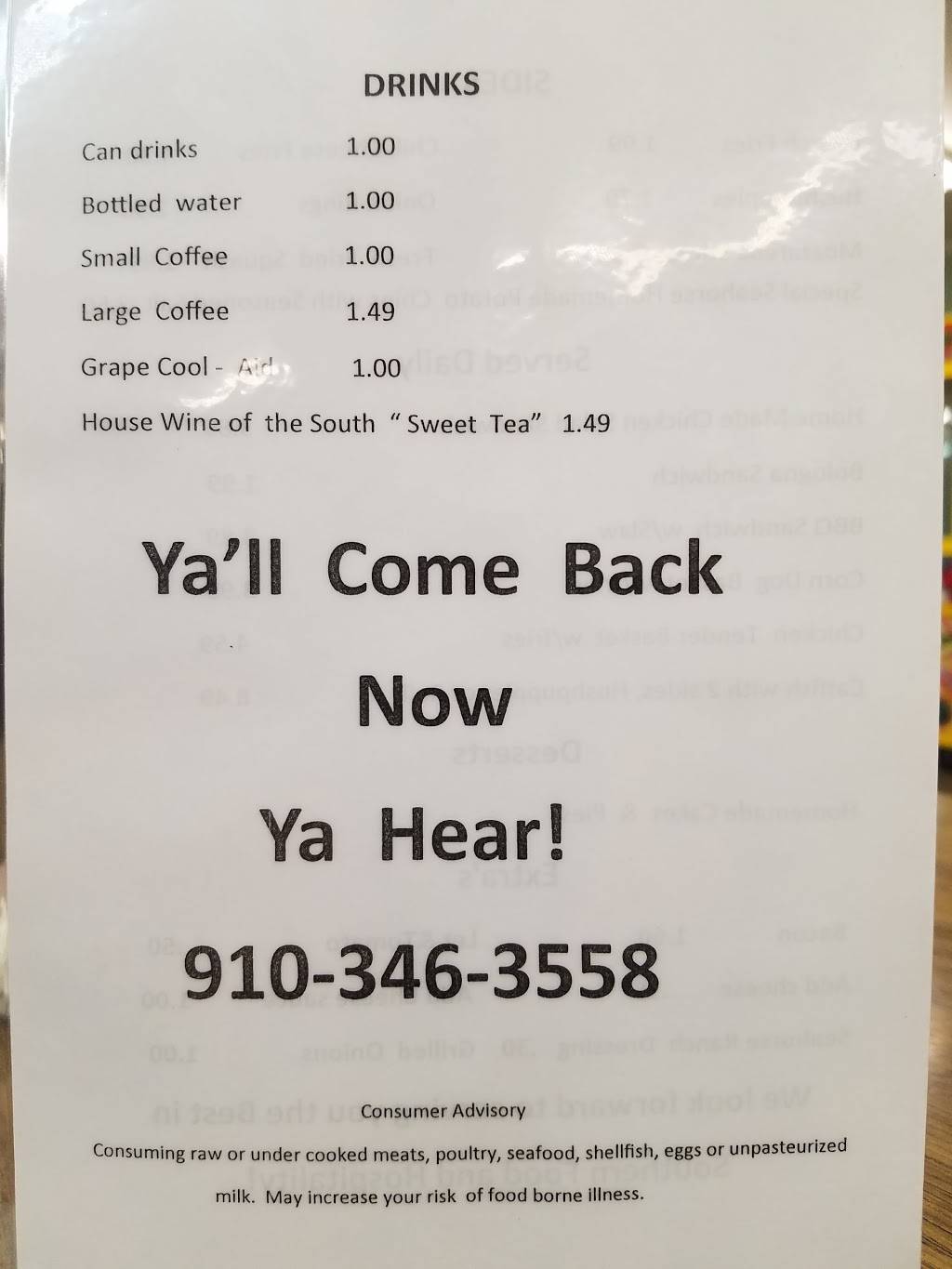 Seahorse Ranch Grill | restaurant | 24205 NC-50, Maple Hill, NC 28454, USA | 9103463558 OR +1 910-346-3558