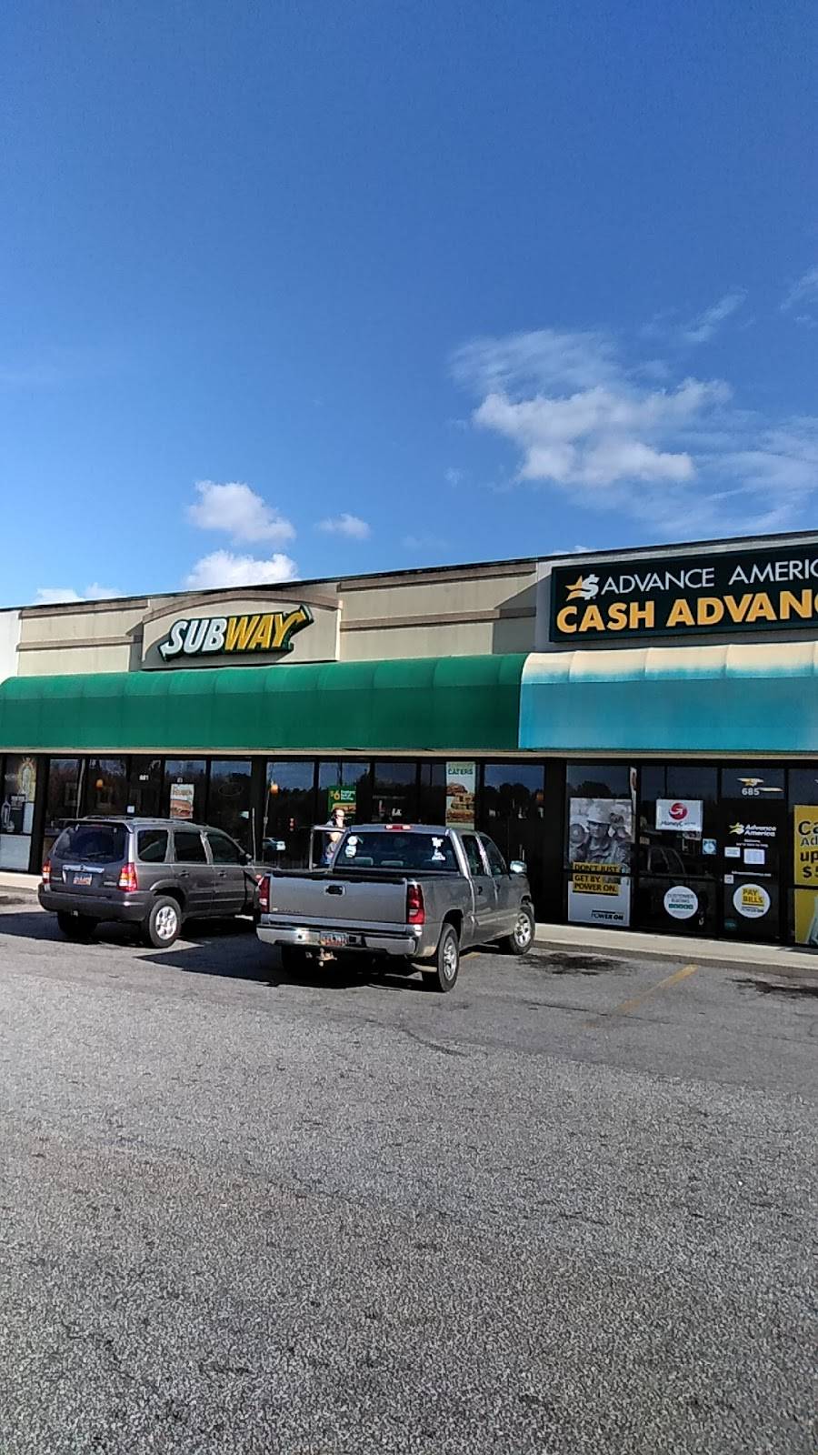 Subway | restaurant | 681 Main St, West Columbia, SC 29170, USA | 8039550064 OR +1 803-955-0064