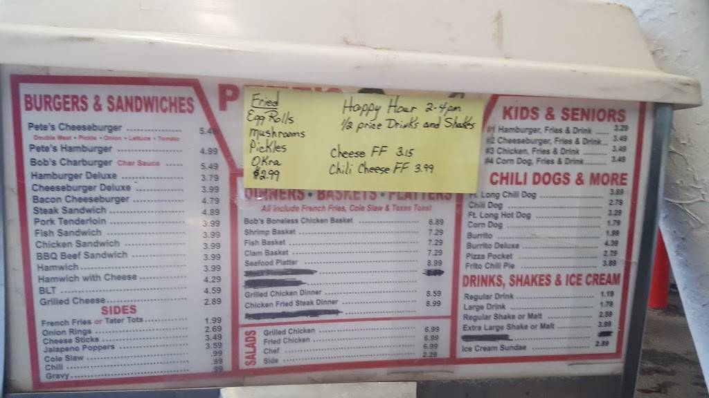 Petes Drive-In | restaurant | 706 E C St, Pryor, OK 74361, USA | 9188251852 OR +1 918-825-1852