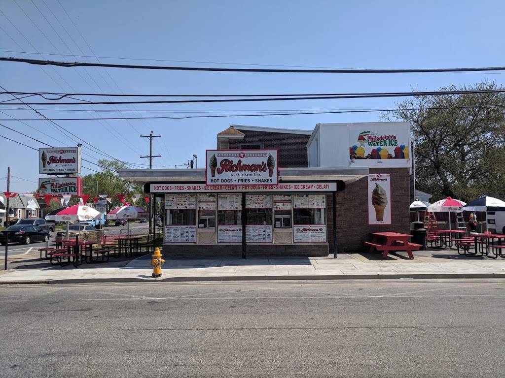 Richmans Ice Cream | restaurant | 1594 Market St, Linwood, PA 19061, USA | 6104850196 OR +1 610-485-0196