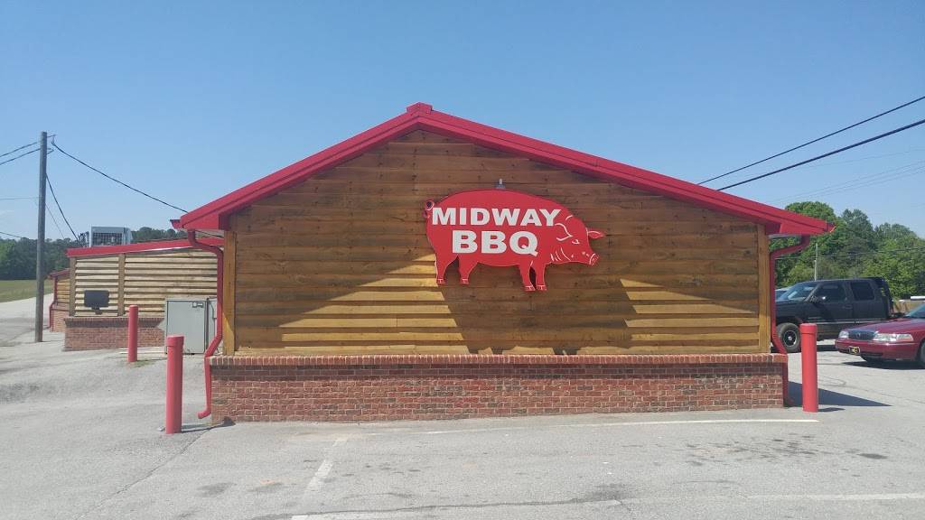 Midway BBQ | restaurant | 811 Main St, Buffalo, SC 29321, USA | 8644274047 OR +1 864-427-4047
