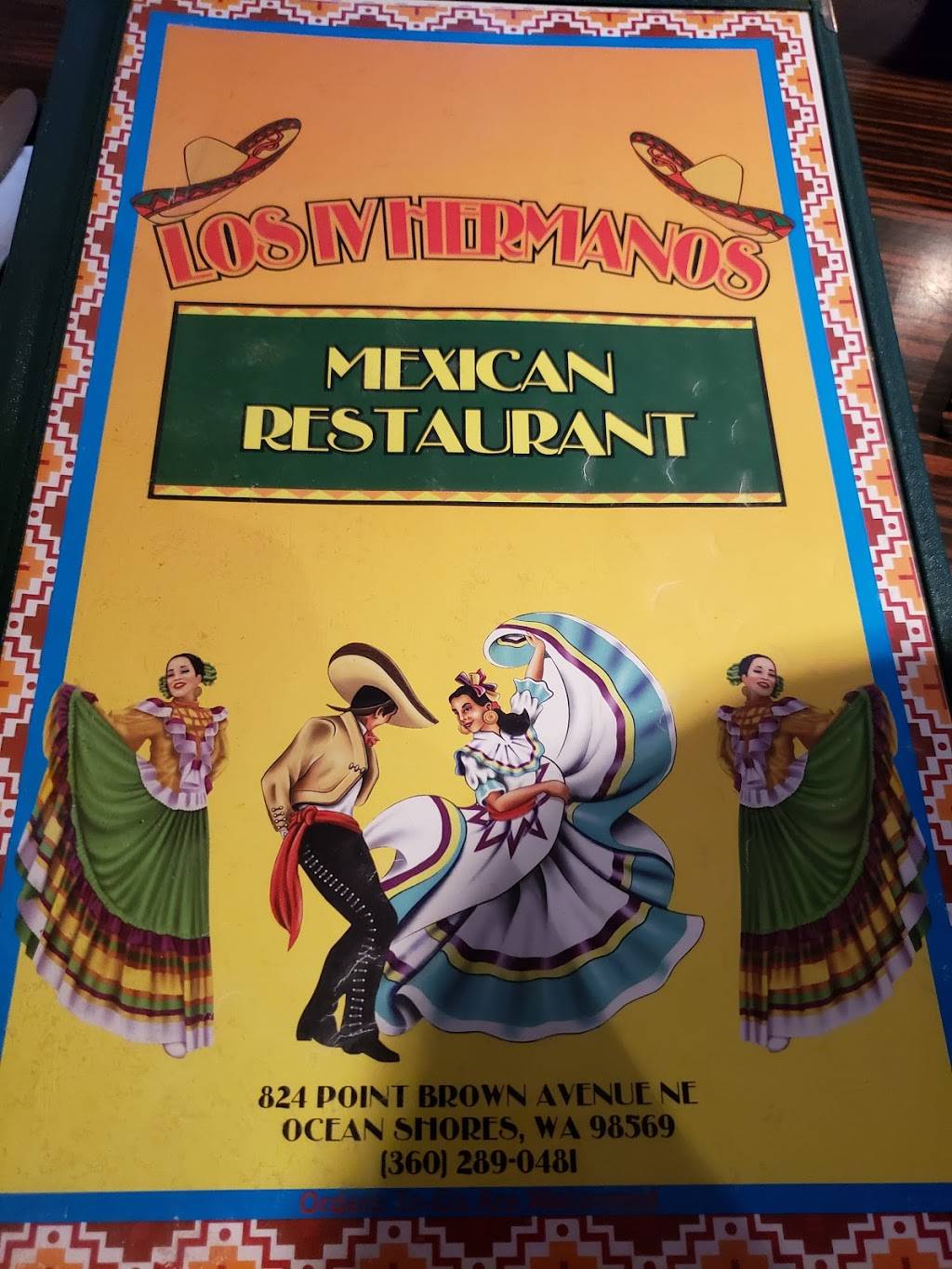 Los IV Hermanos | restaurant | 824 Point Brown Ave NW, Ocean Shores, WA 98569, USA | 3602890481 OR +1 360-289-0481