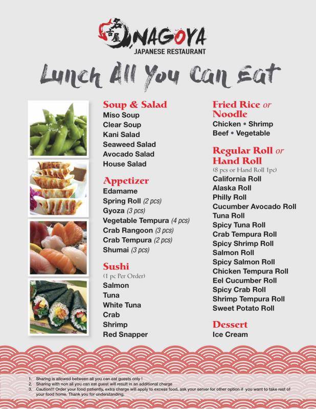 Nagoya Japanese Restaurant | restaurant | 2915 28th St SE, Grand Rapids, MI 49512, USA | 6162883890 OR +1 616-288-3890