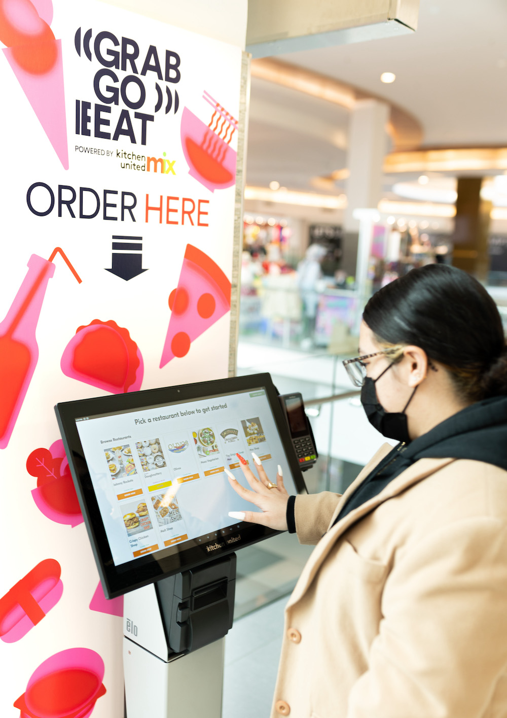 Grab Go Eat powered by Kitchen United MIX - Roosevelt Field | restaurant | 630 Old Country Rd, Garden City, NY 11530, USA | 5165345410 OR +1 516-534-5410