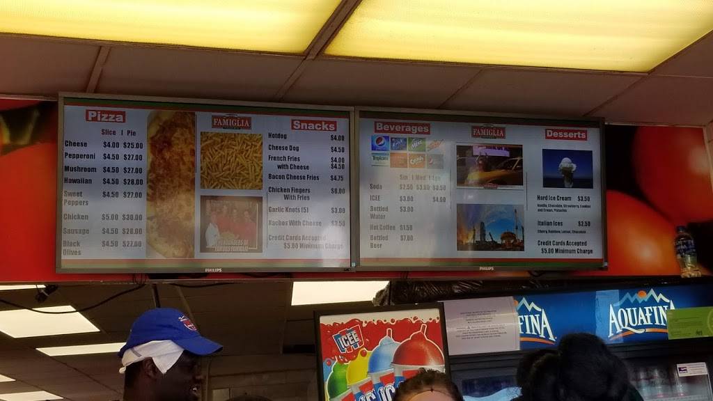 Famiglia Pizzeria | meal takeaway | 1027 Riegelmann Boardwalk, Brooklyn, NY 11224, USA | 7183722592 OR +1 718-372-2592