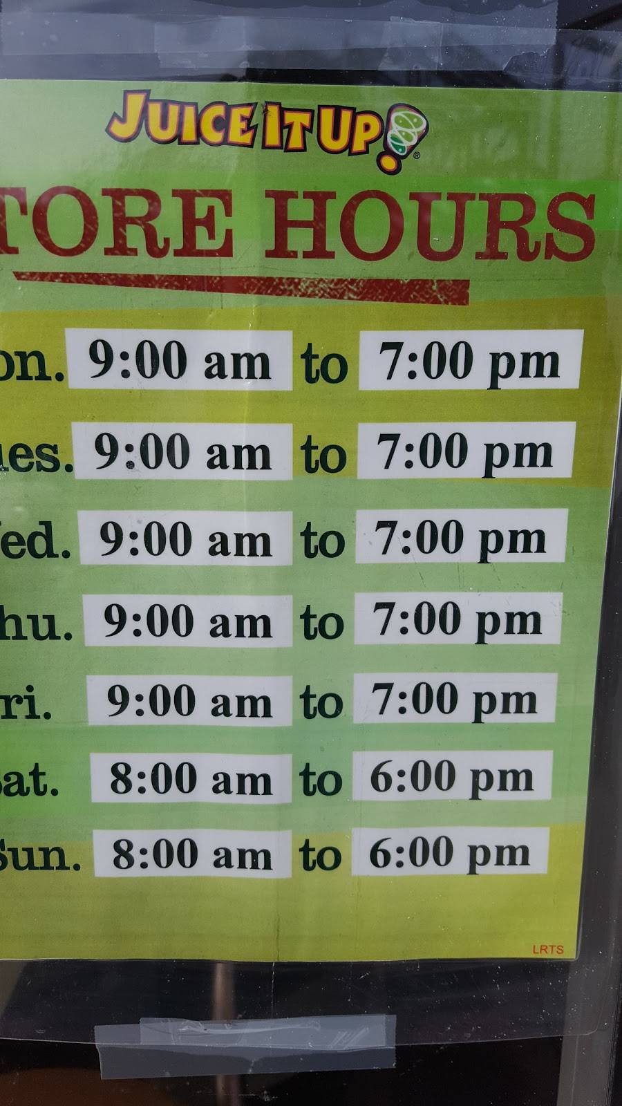 Juice It Up! | restaurant | 1101 Corporate Dr suite a-2, Ladera Ranch, CA 92694, USA | 9493882500 OR +1 949-388-2500