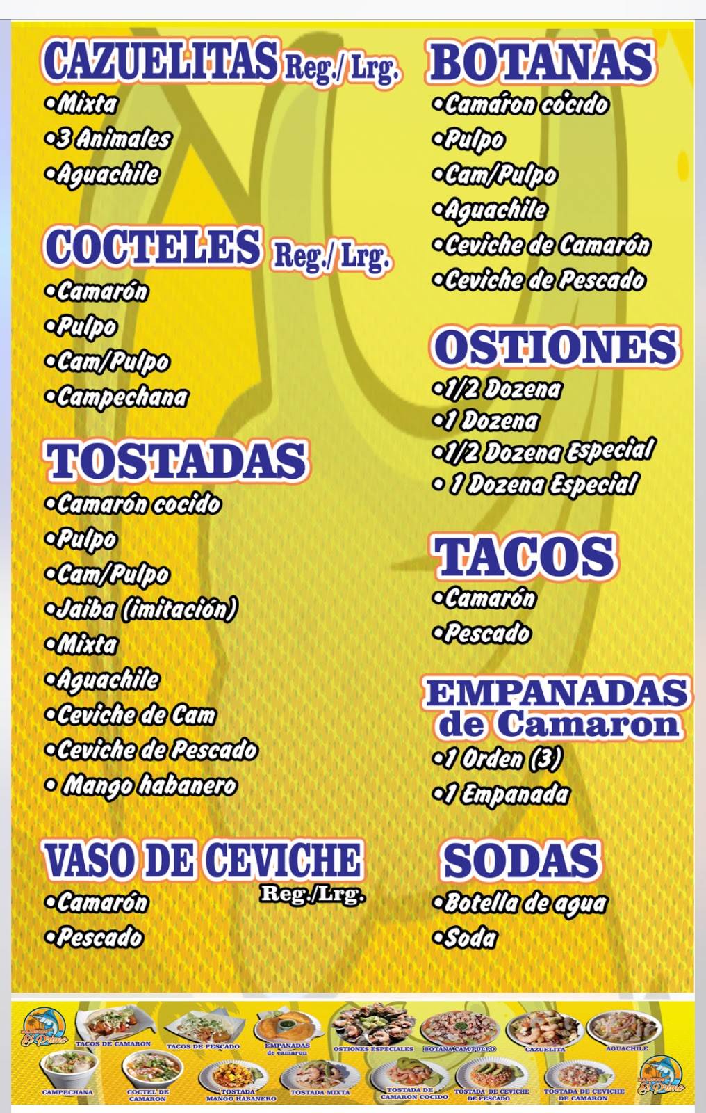 Mariscos El Primo | restaurant | 1300 W Borchard Ave, Santa Ana, CA 92704, USA | 7145525313 OR +1 714-552-5313