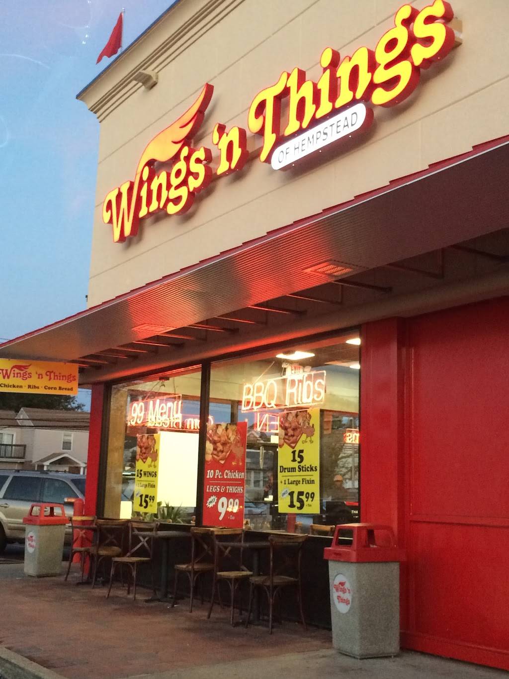 Wings n Things | restaurant | 1717 Dutch Broadway, Elmont, NY 11003, USA | 5163417075 OR +1 516-341-7075