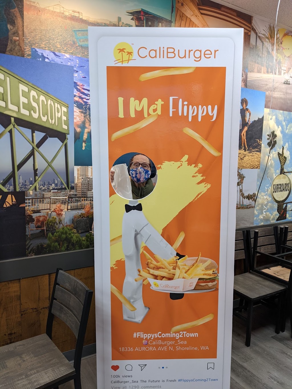 CaliBurger Shoreline | restaurant | 18336 Aurora Ave N, Shoreline, WA 98133, USA | 2068017562 OR +1 206-801-7562