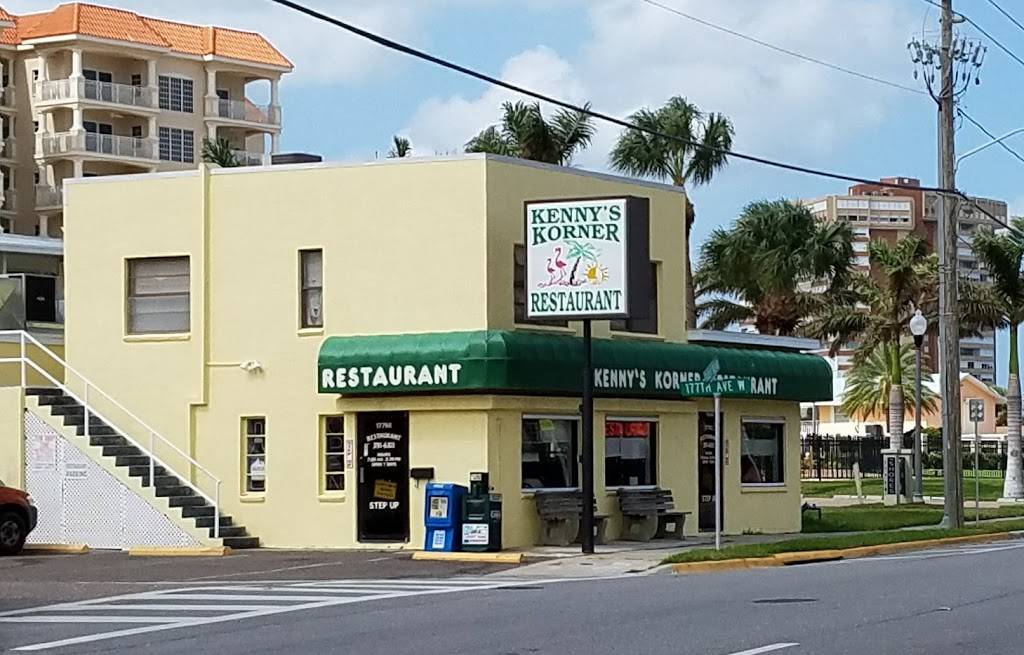 Kennys Korner Restaurant | restaurant | 17702 Gulf Blvd, Redington Shores, FL 33708, USA | 7273916811 OR +1 727-391-6811