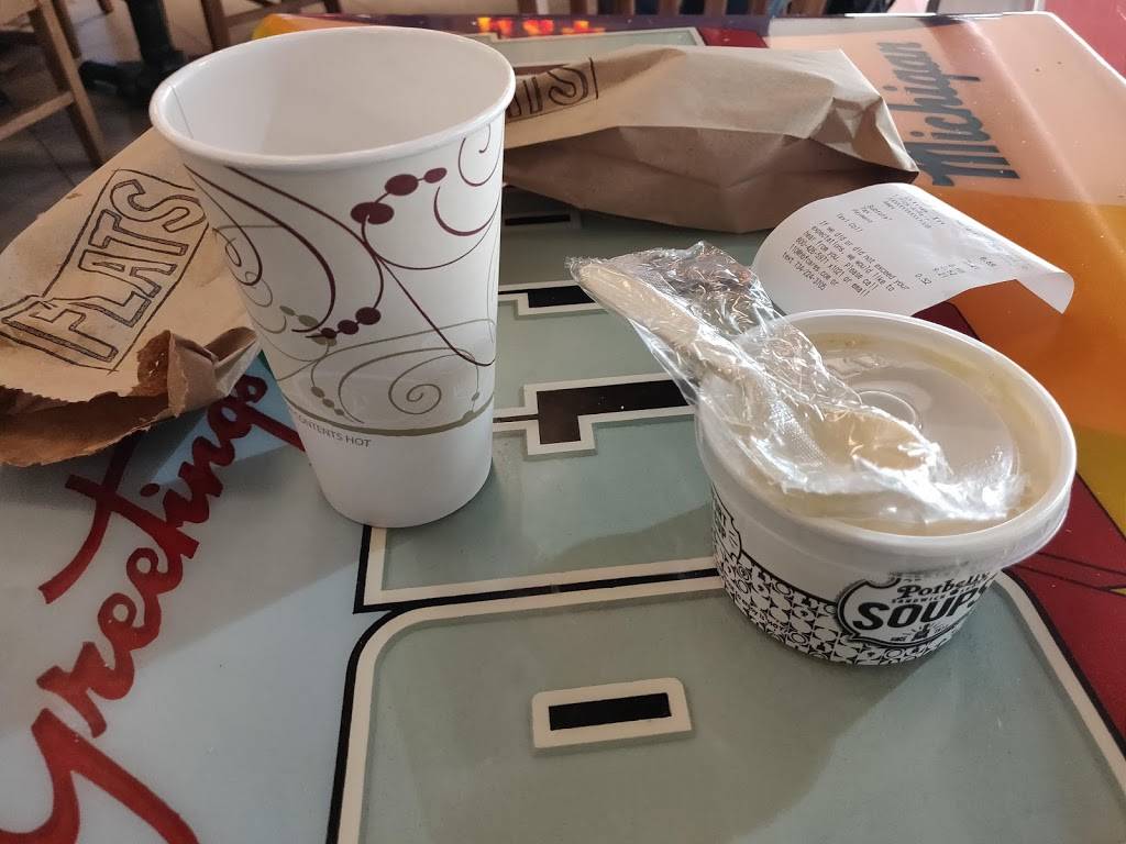 Potbelly Sandwich Shop | restaurant | Near Gate B2, McNamara Terminal, Worldgateway Pl, Detroit, MI 48242, USA | 7349413488 OR +1 734-941-3488