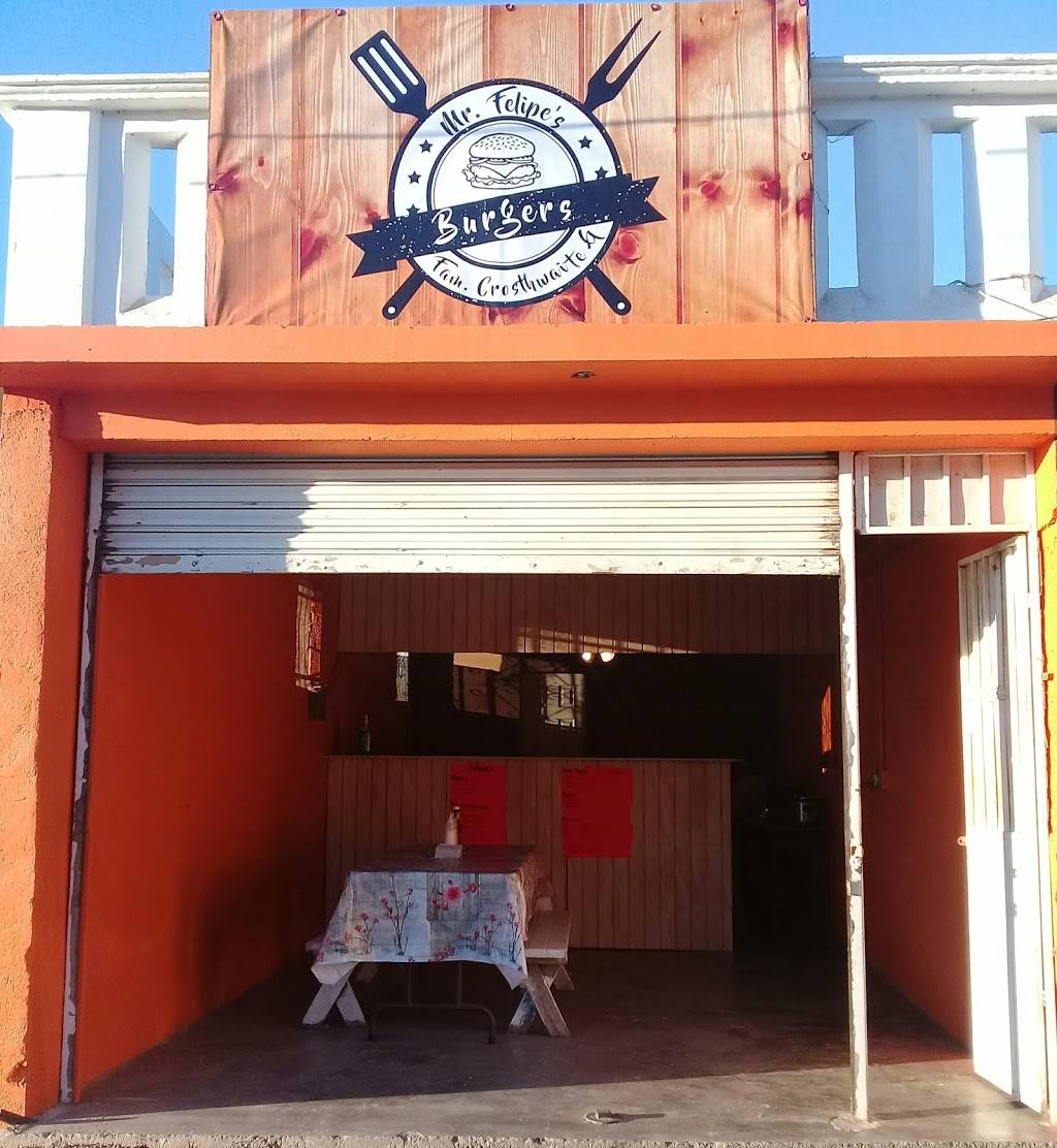 Mr.felipes burgers | restaurant | Unnamed Road, Sta. Anita, Col Santa Anita, B.C., Mexico | 016462670002 OR +52 646 267 0002