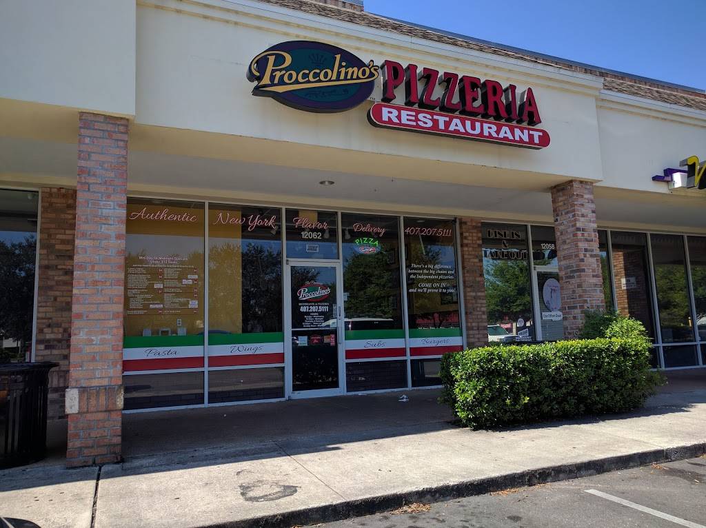 Proccolinos Ristorante & Pizzeria UCF | restaurant | 2157, 12062 Collegiate Way, Orlando, FL 32817, USA | 4072075111 OR +1 407-207-5111