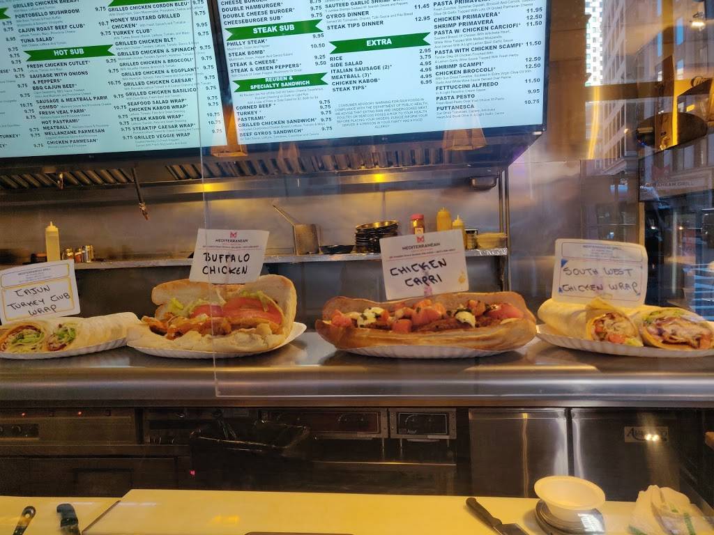 Mediterranean Grill | meal delivery | 281 Franklin St, Boston, MA 02110, USA | 6173384507 OR +1 617-338-4507