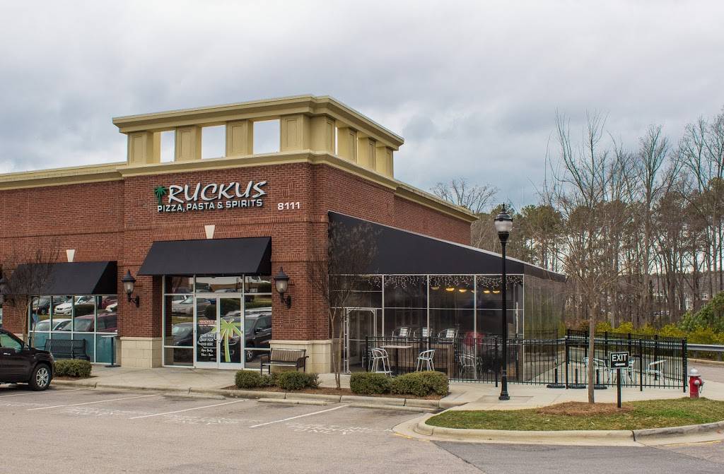 Ruckus Pizza, Pasta and Spirits | restaurant | 8111 Tryon Woods Dr, Cary, NC 27511, USA | 9198513999 OR +1 919-851-3999