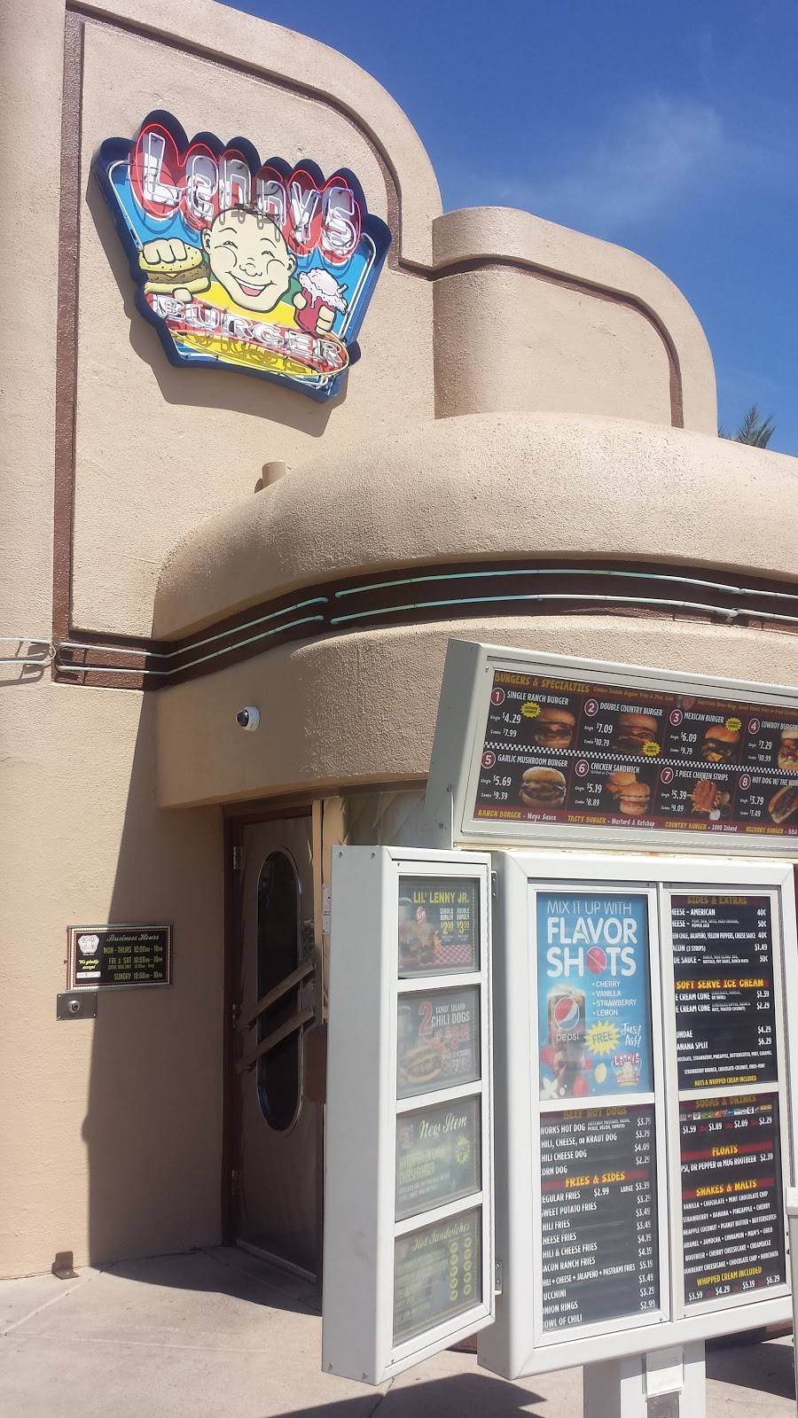 Lennys Burger | restaurant | 10635 N 59th Ave, Glendale, AZ 85302, USA | 6237769280 OR +1 623-776-9280