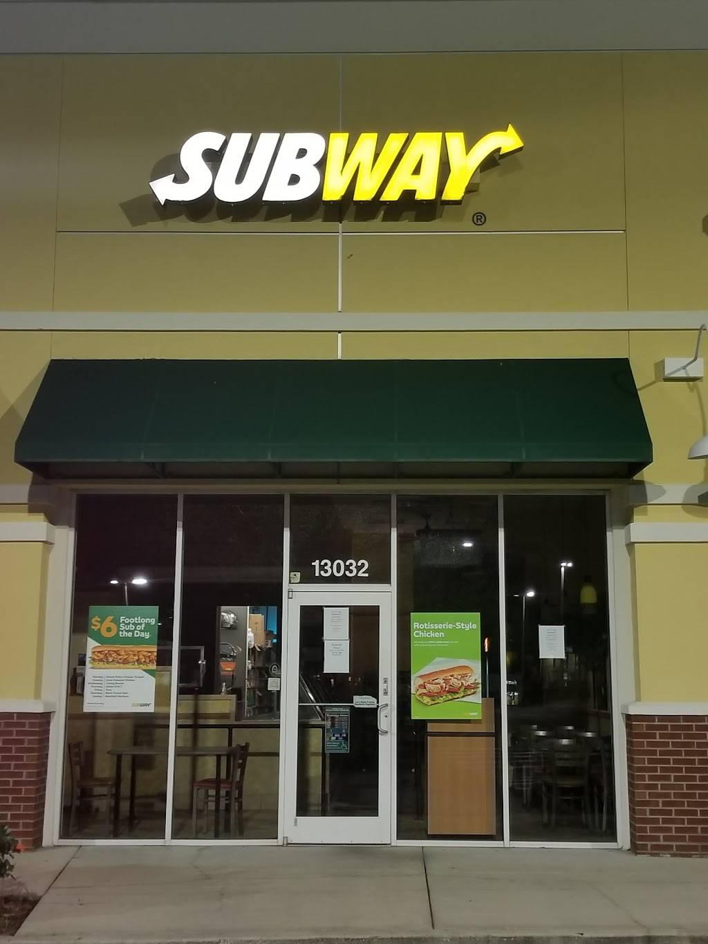 Subway Restaurants | restaurant | 13032 Race Track Rd, Tampa, FL 33626, USA | 8138145632 OR +1 813-814-5632