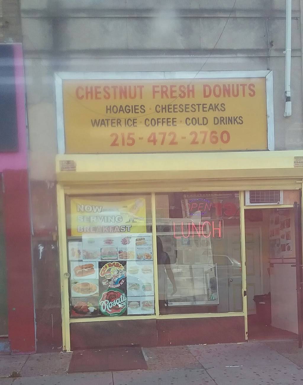 Chestnut Fresh Donut | cafe | 5206 Chestnut St, Philadelphia, PA 19139, USA | 2154722760 OR +1 215-472-2760