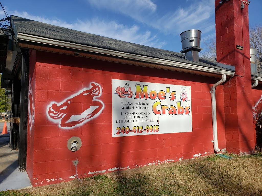 Moes Crabs & Seafood Carryout. | restaurant | 710 Accokeek Rd, Accokeek, MD 20607, USA | 3012030015 OR +1 301-203-0015