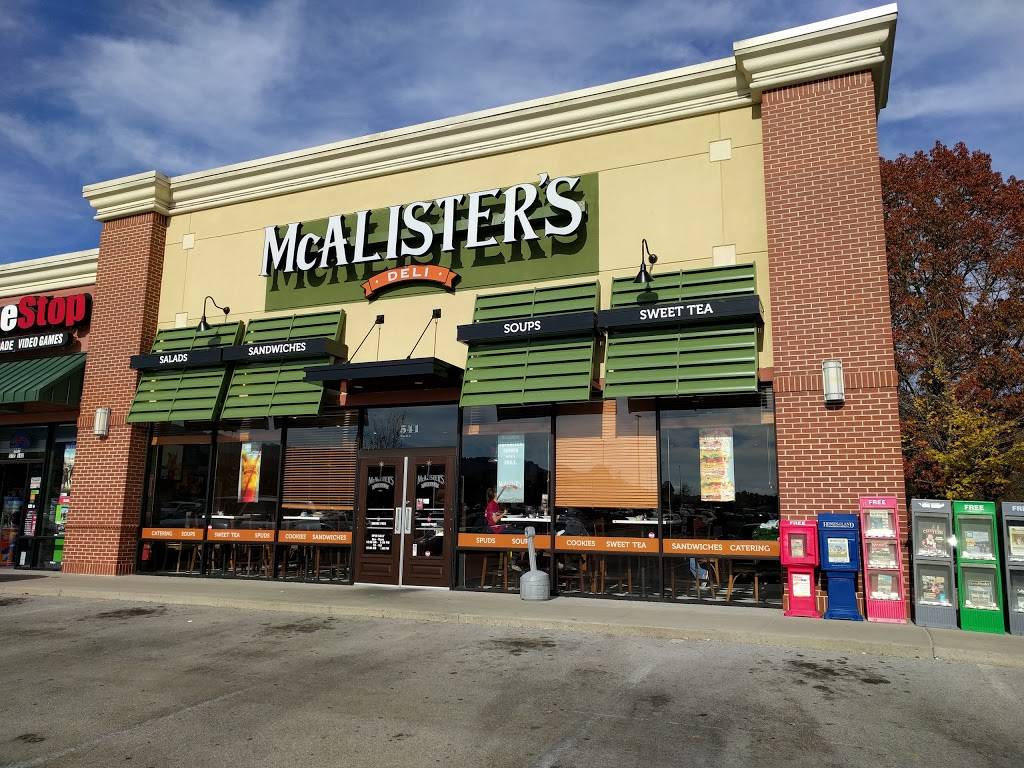 McAlisters Deli | restaurant | 541 Signal Mountain Rd #287, Chattanooga, TN 37405, USA | 4232652003 OR +1 423-265-2003