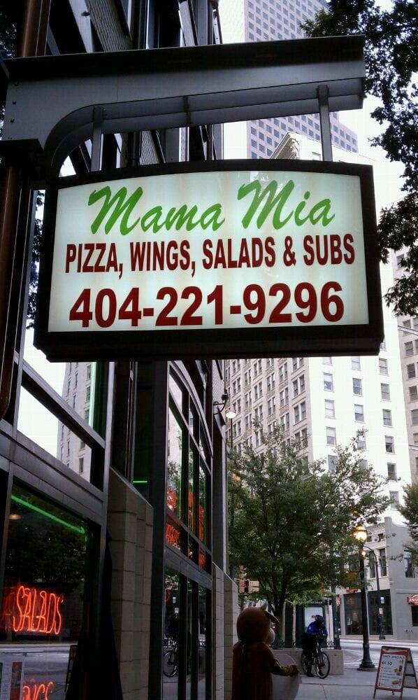 Mama Mia Pizza and Wings | meal takeaway | 78 Broad St NW, Atlanta, GA 30303, USA | 4042219296 OR +1 404-221-9296