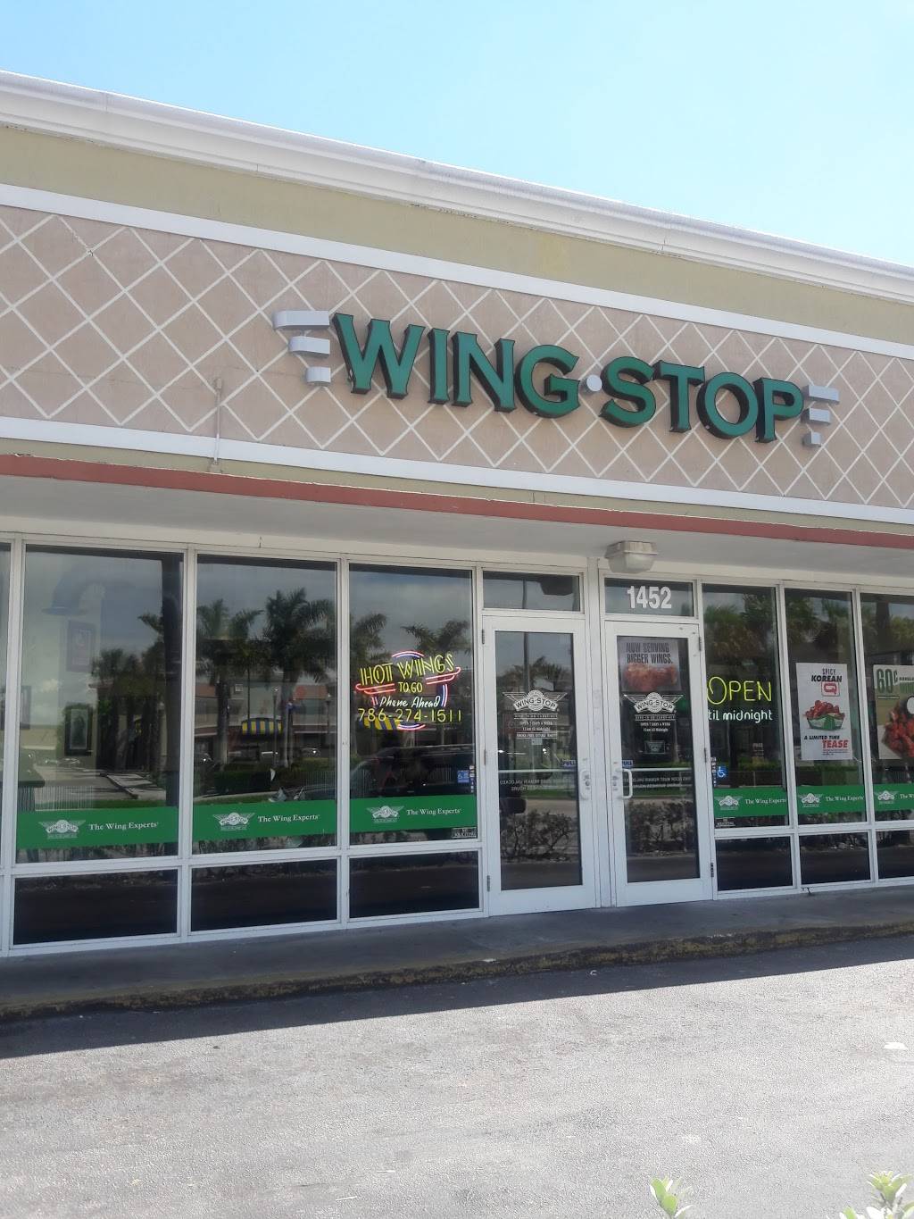 Wingstop | restaurant | 1452 NE 163rd St, North Miami Beach, FL 33162, USA | 7862741511 OR +1 786-274-1511