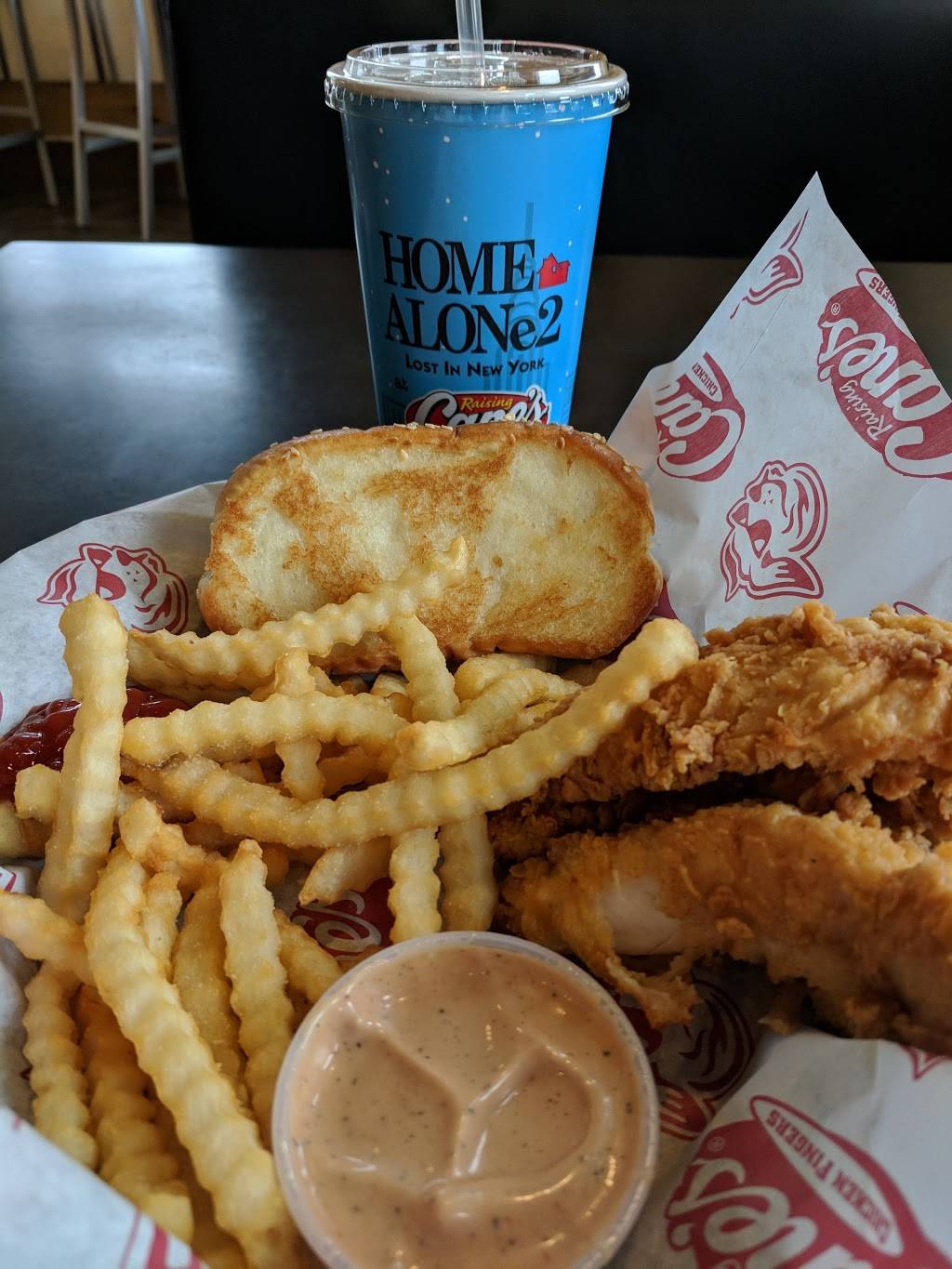 Raising Canes Chicken Fingers | meal takeaway | 3851 Plano Pkwy, The Colony, TX 75056, USA | 2144946291 OR +1 214-494-6291