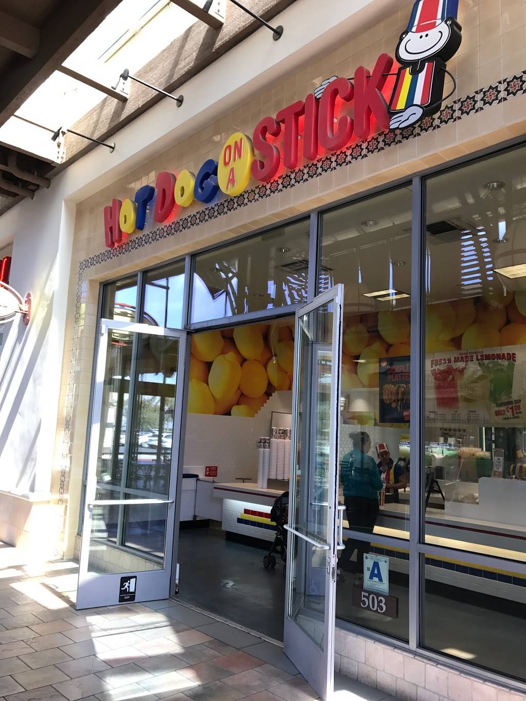 Hot Dog on a Stick | restaurant | 2015 Birch Road Sp. #503, Chula Vista, CA 91915, USA | 6193974384 OR +1 619-397-4384