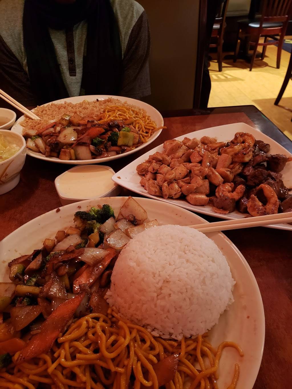 Arigato Hibachi | restaurant | Belair Beltway Plaza Shopping Center, 7698 Belair Rd #103, Baltimore, MD 21236, USA | 4108822002 OR +1 410-882-2002