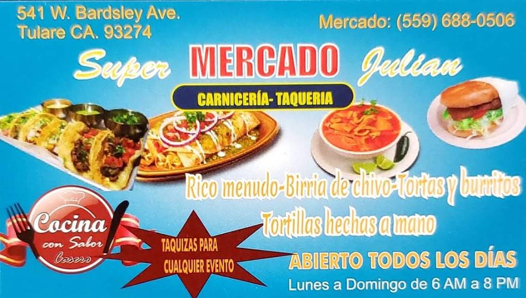 Super Mercado Julian | bakery | 541 W Bardsley Ave, Tulare, CA 93274, USA | 5596880506 OR +1 559-688-0506