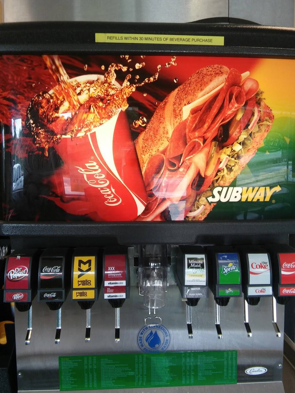 Subway | restaurant | 9801 Andrew Jackson Highway, Laurel Hill, NC 28351, USA | 9104620160 OR +1 910-462-0160