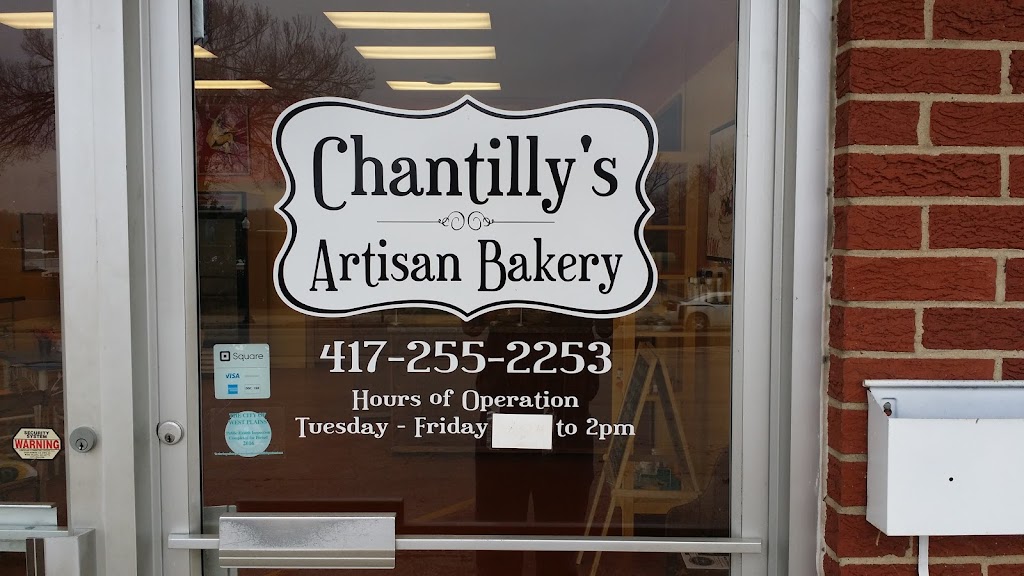 Chantillys Artisan Bakery | restaurant | 210 W Main St, West Plains, MO 65775, USA | 4172552253 OR +1 417-255-2253