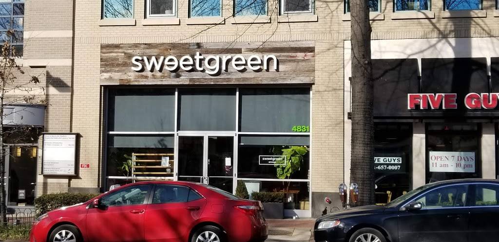 sweetgreen | restaurant | 4831 Bethesda Ave, Bethesda, MD 20814, USA | 3016547336 OR +1 301-654-7336