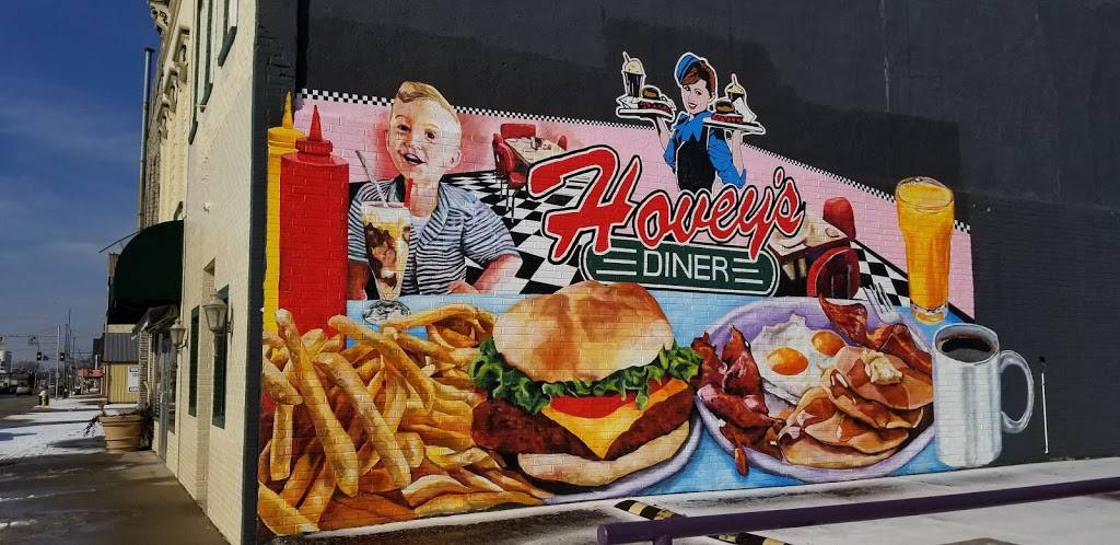Hoveys Diner | restaurant | 412 E Main St, Olney, IL 62450, USA | 6183954683 OR +1 618-395-4683