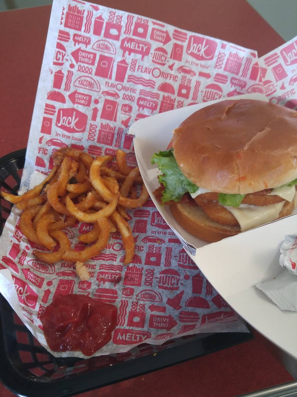 Jack in the Box | restaurant | 1550 I-10, Beaumont, TX 77703, USA | 4098131641 OR +1 409-813-1641